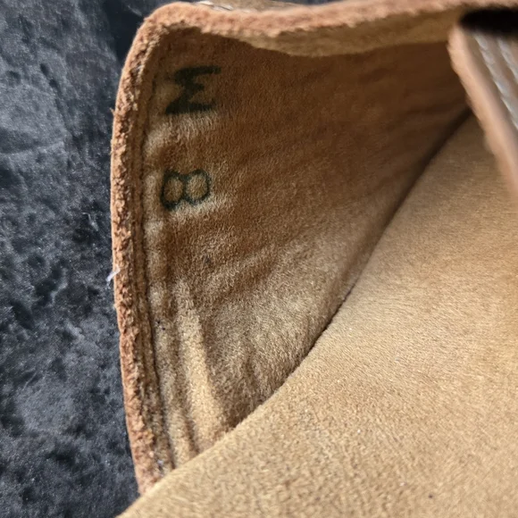 SESTO MEUCCI Tan Leather Women's Sandals Made In Italy Size 8M - Picture 6 of 7